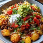 Irresistible: 1-Pan Loaded Beef Taco Potato Bowls 13 Loaded Beef Taco Potato Bowls